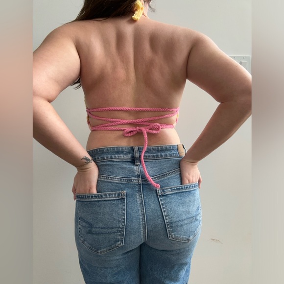 Hand crocheted halter top - Picture 5 of 5